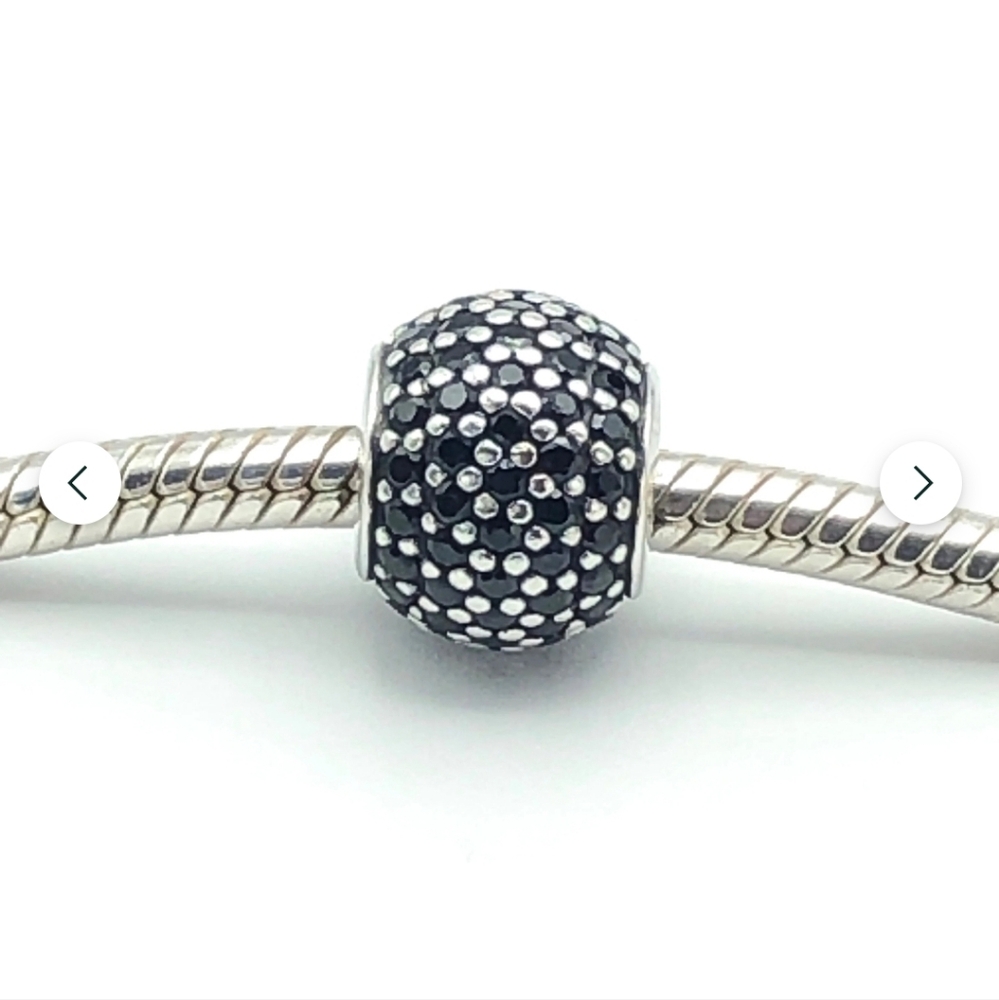Pandora Black Pave Lights Charm